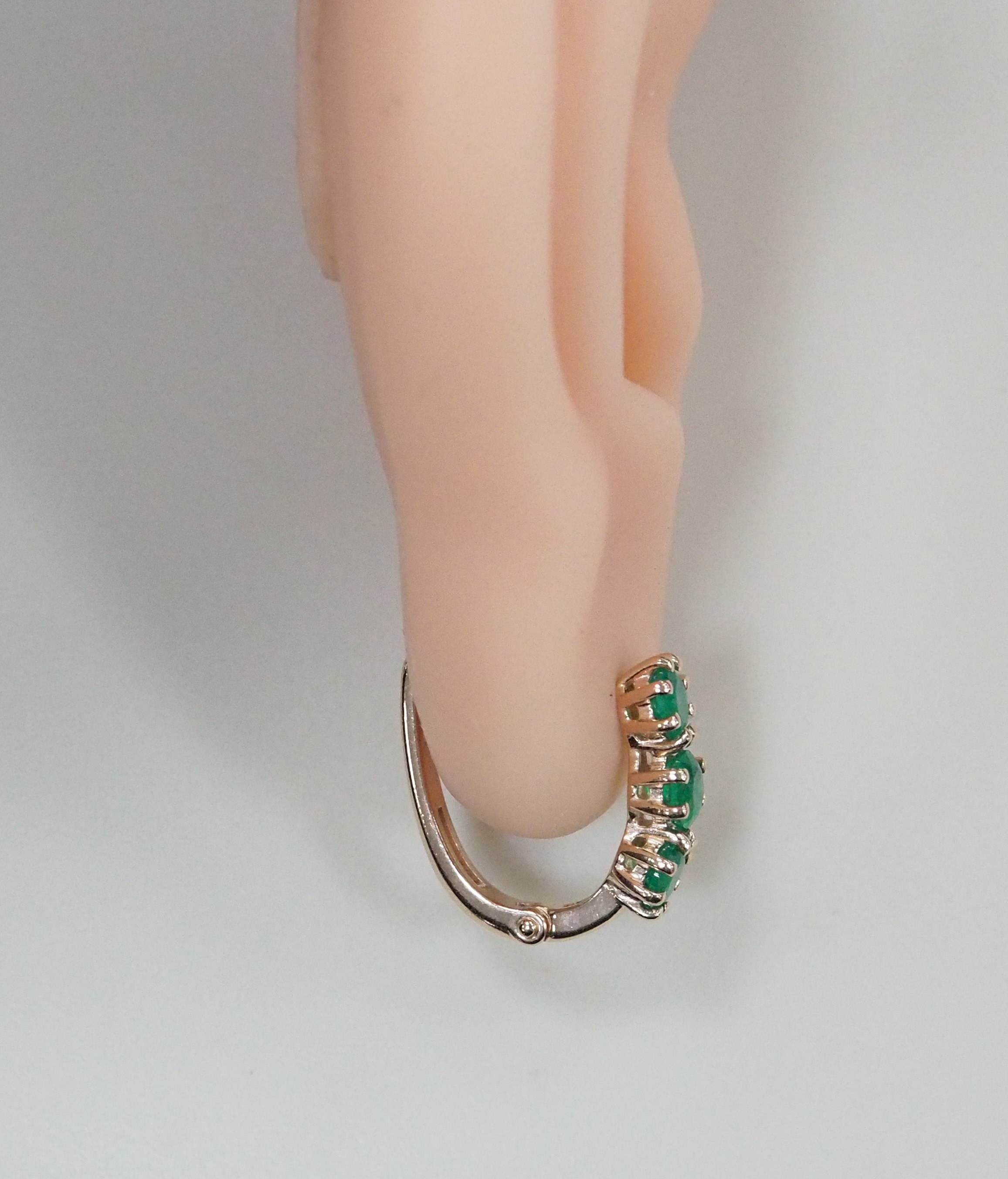 Серебряные серьги с агатами